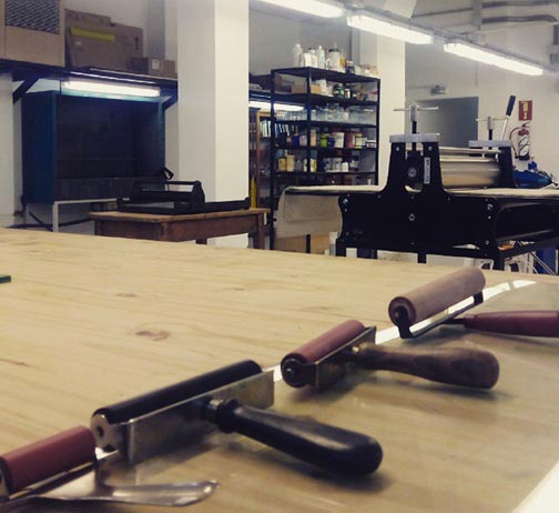 Conversamos con Natalia Royo, propietaria del taller de obra gráfica Tintaentera