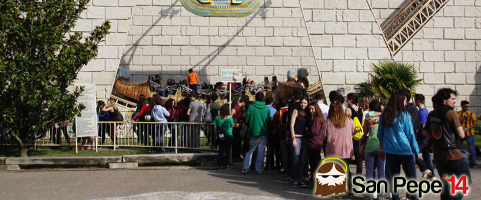 Fiesta universitaria San Pepe en el Parque de Atracciones de Zaragoza