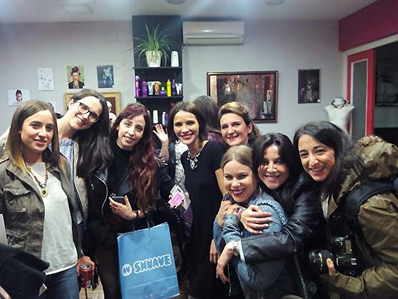 Algunas blogueras de la ruta en Pauladuran House of Beauty