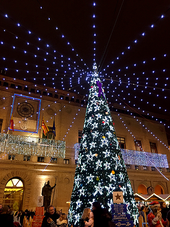 Navidad en la plaza del Pilar