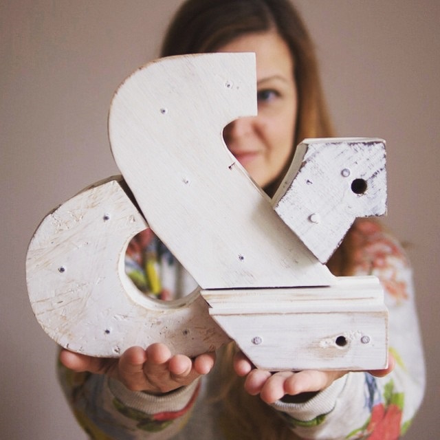 wooden letters