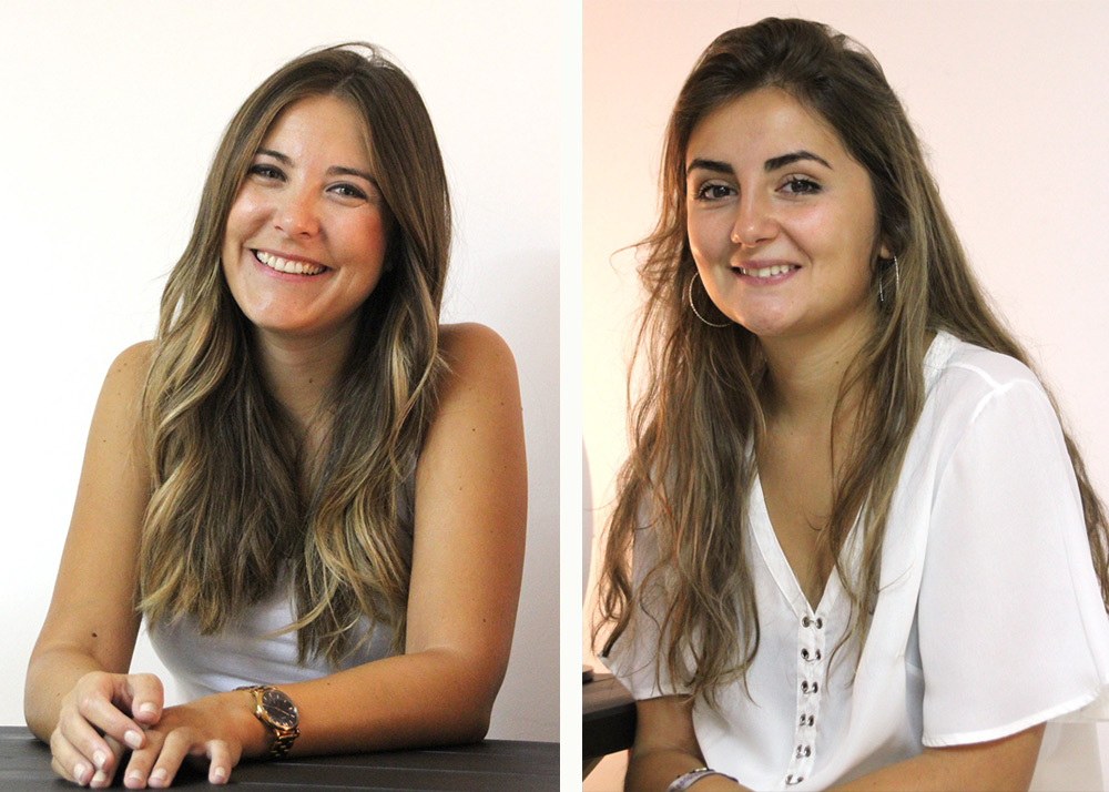 Lucía Rabanete y Marta Peiró