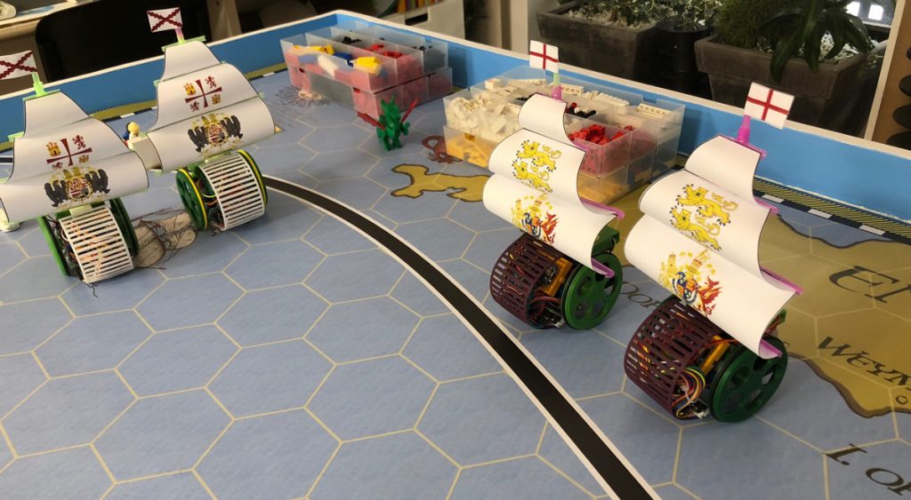 la armada invencible en robots