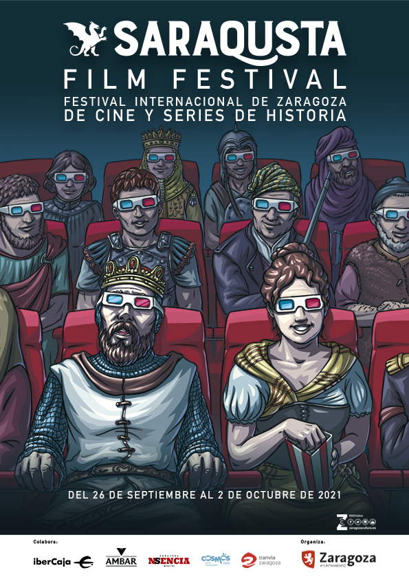 El cartel oficial del Saraqusta Film Festival, diseñado por Marta Martínez