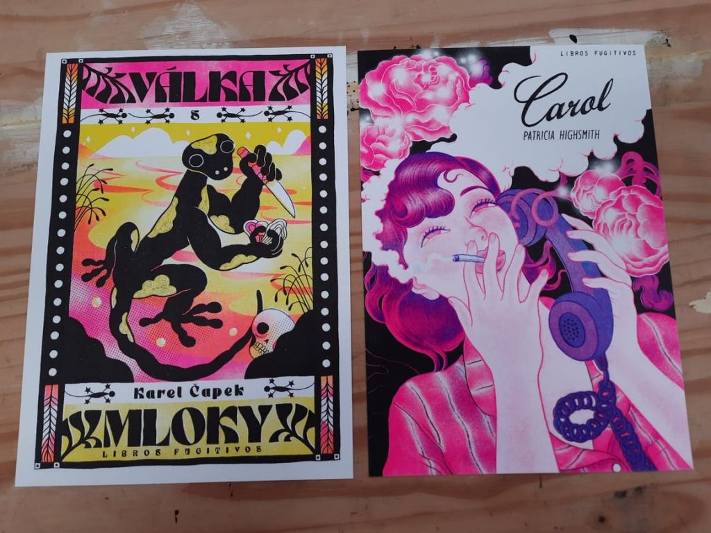 portadas en risografia