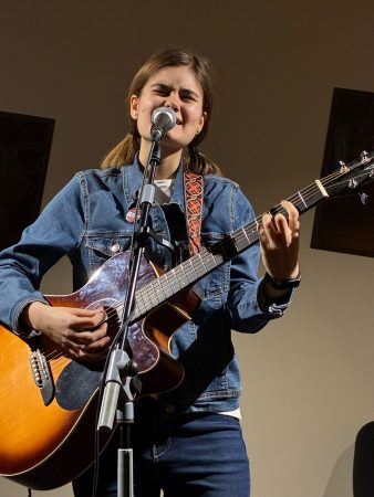 María Bonilla, en una de sus actuaciones