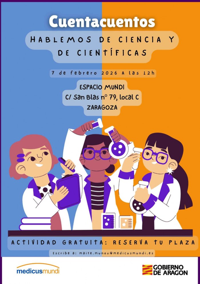 Cuentacuentos: “Hablemos de ciencia y de científicas”