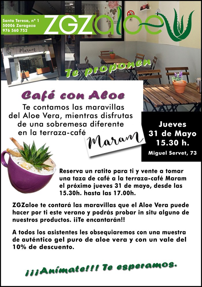 CafÃ© con Aloe en Las Fuentes