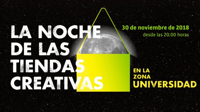 La Noche de las Tiendas Creativas de Universidad