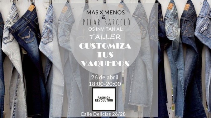 Customiza tus vaqueros - Taller de Reciclaje